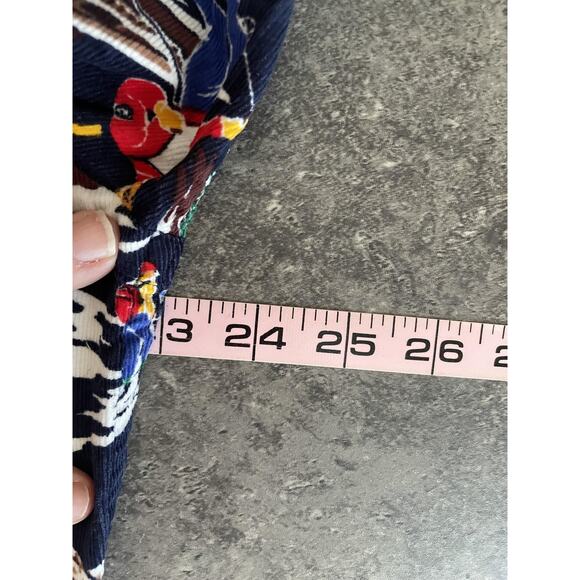 Polo Ralph Lauren Shirt Mens Large Ski Print Corduroy Classic Fit Button Up AOP - Picture 13 of 15